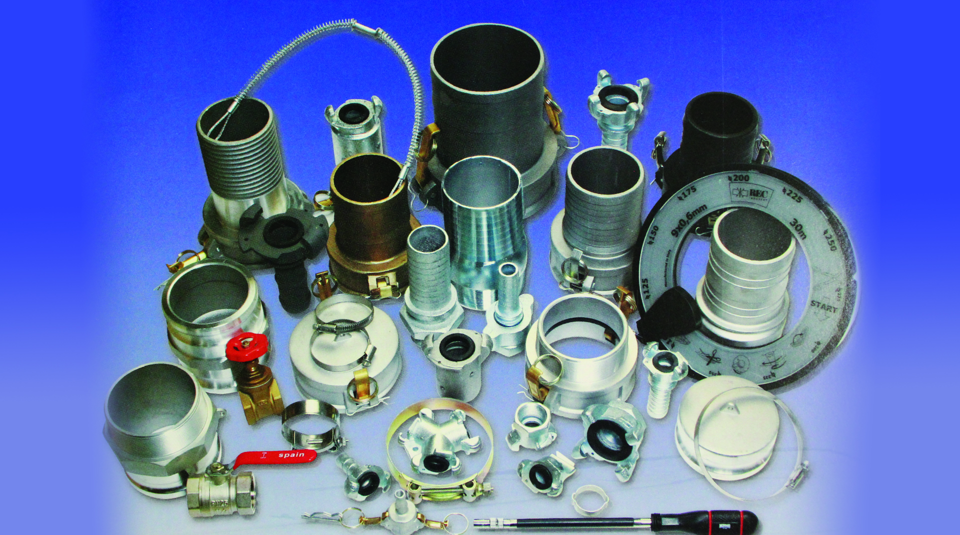 Mosflex industrial hose couplings and fittings